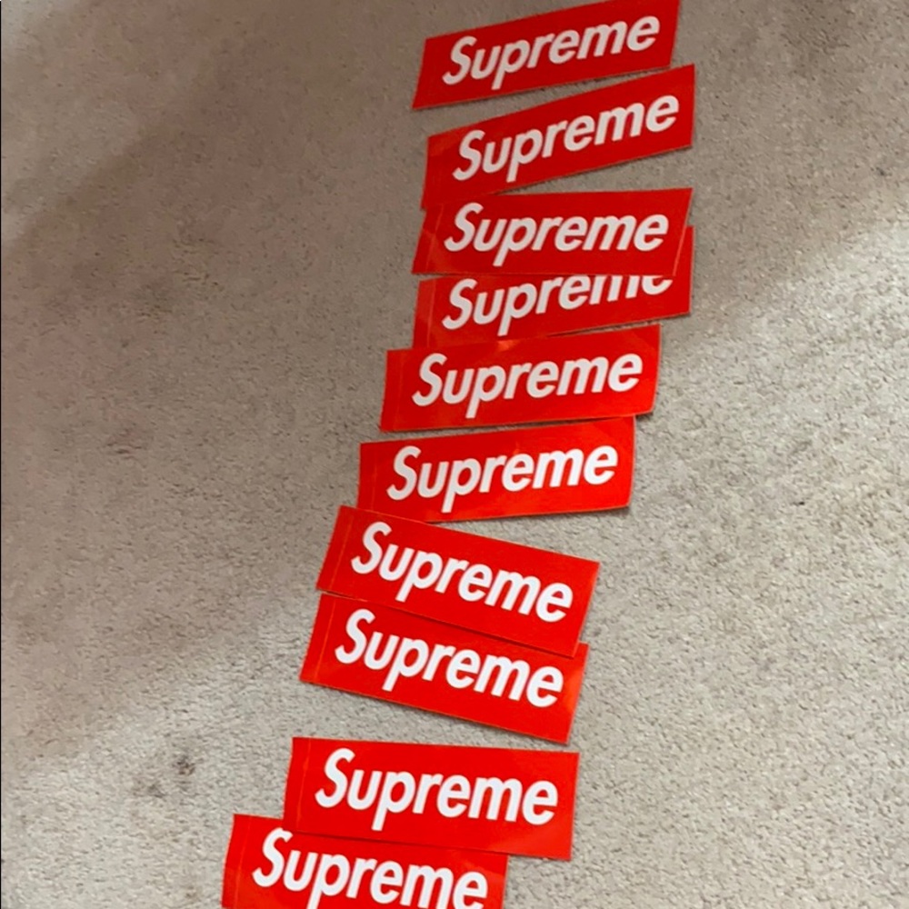 10 supreme stickers